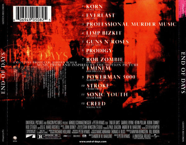 End Of Days Soundtrack (CD) | Near Mint (NM) Near Mint (NM) Get Cheap Vinyl