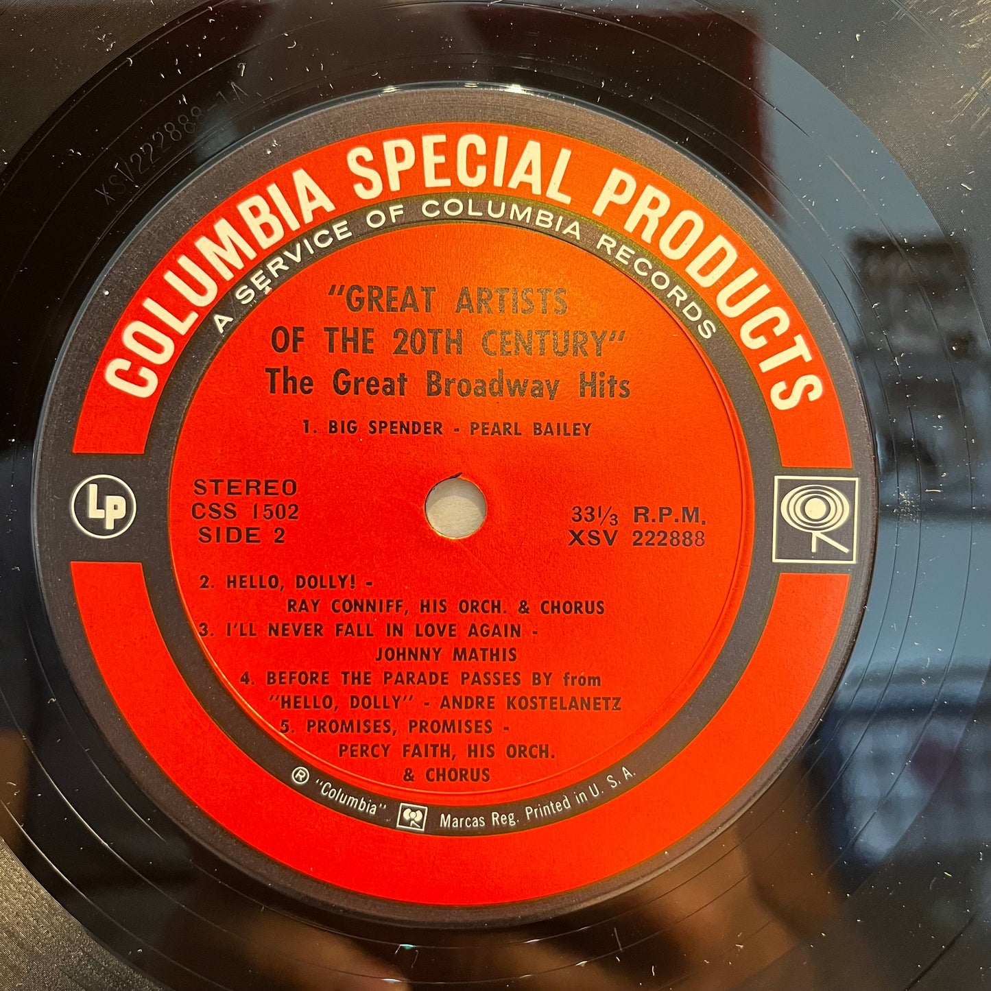 The Great Broadway Hits | Near Mint (NM) Near Mint (NM) Get Cheap Vinyl