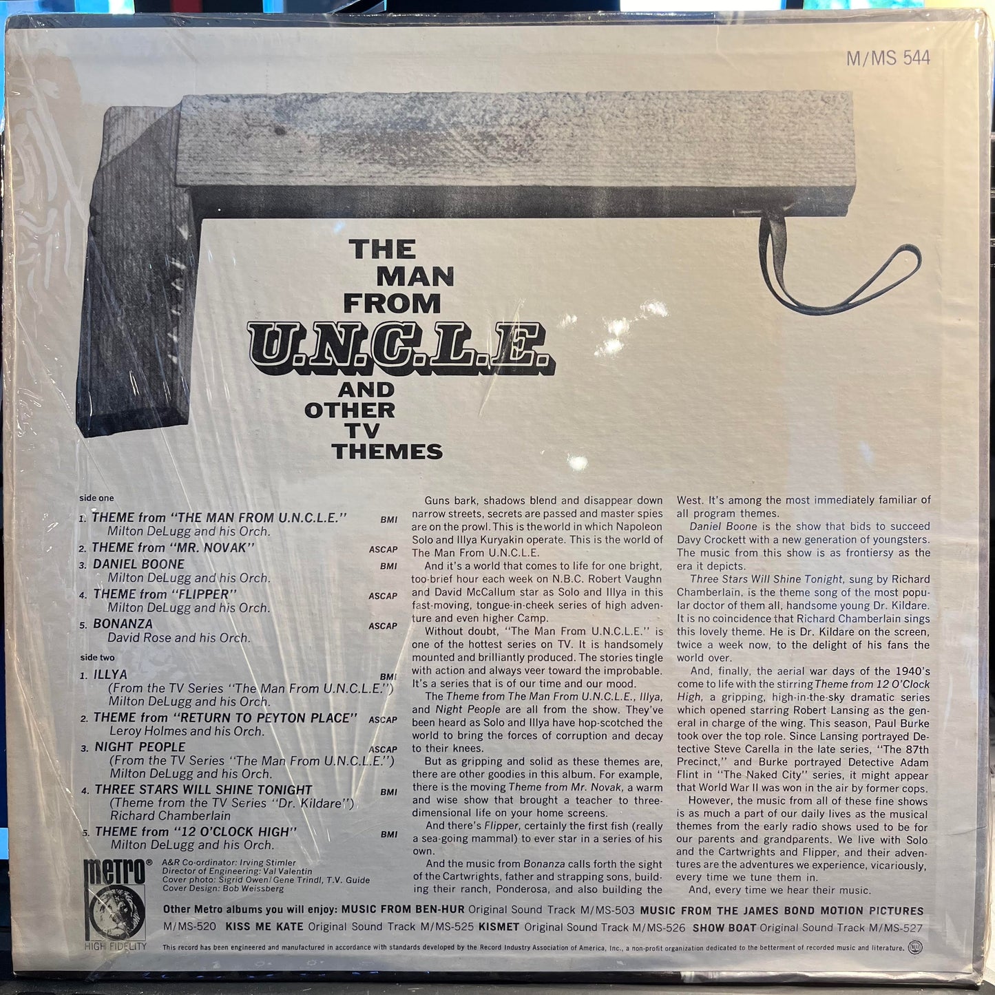 The Man From U.N.C.L.E And Other TV Themes *SHRINK* | Near Mint (NM) Near Mint (NM) Get Cheap Vinyl