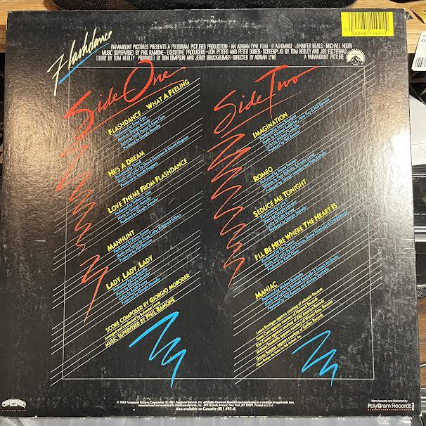 Flashdance (Original Soundtrack From The Motion Picture) (VINYL) | Near Mint (NM) Very Good Plus (VG+) Get Cheap Vinyl