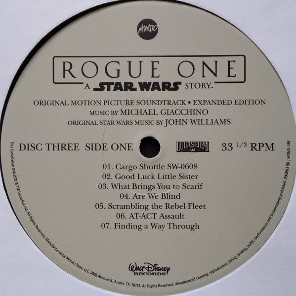 Rogue One: A Star Wars Story (Original Motion Picture Soundtrack Expanded Edition) (4xVINYL BOX) | Near Mint (NM) Near Mint (NM) Get Cheap Vinyl