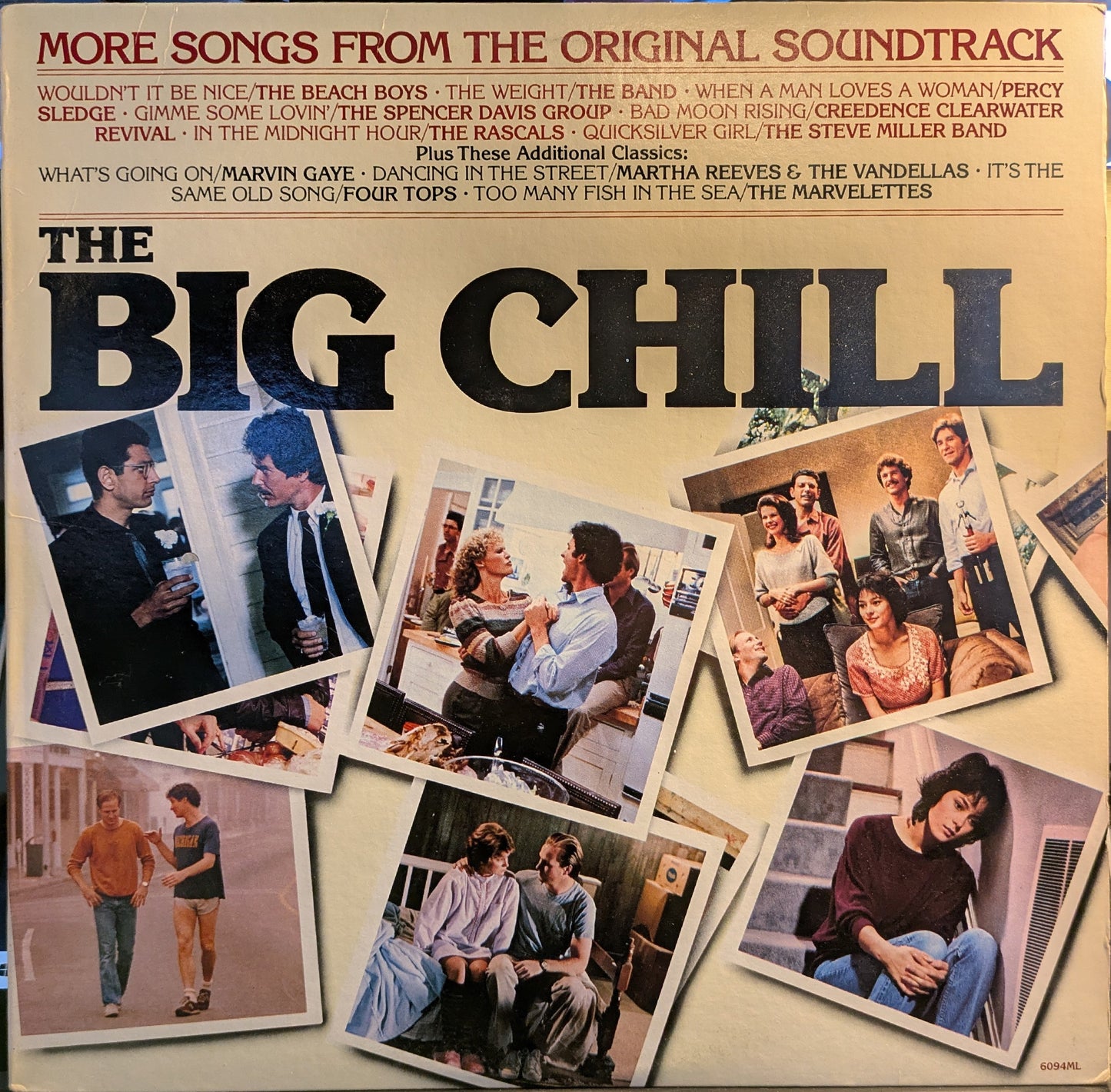 More Songs From The Original Soundtrack Of The Big Chill (VINYL) | Near Mint (NM) Excellent (EX) Get Cheap Vinyl