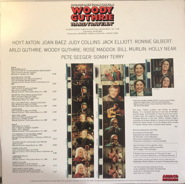Soundtrack From The Film Woody Guthrie Hard Travelin' | Near Mint (NM) Near Mint (NM) Get Cheap Vinyl