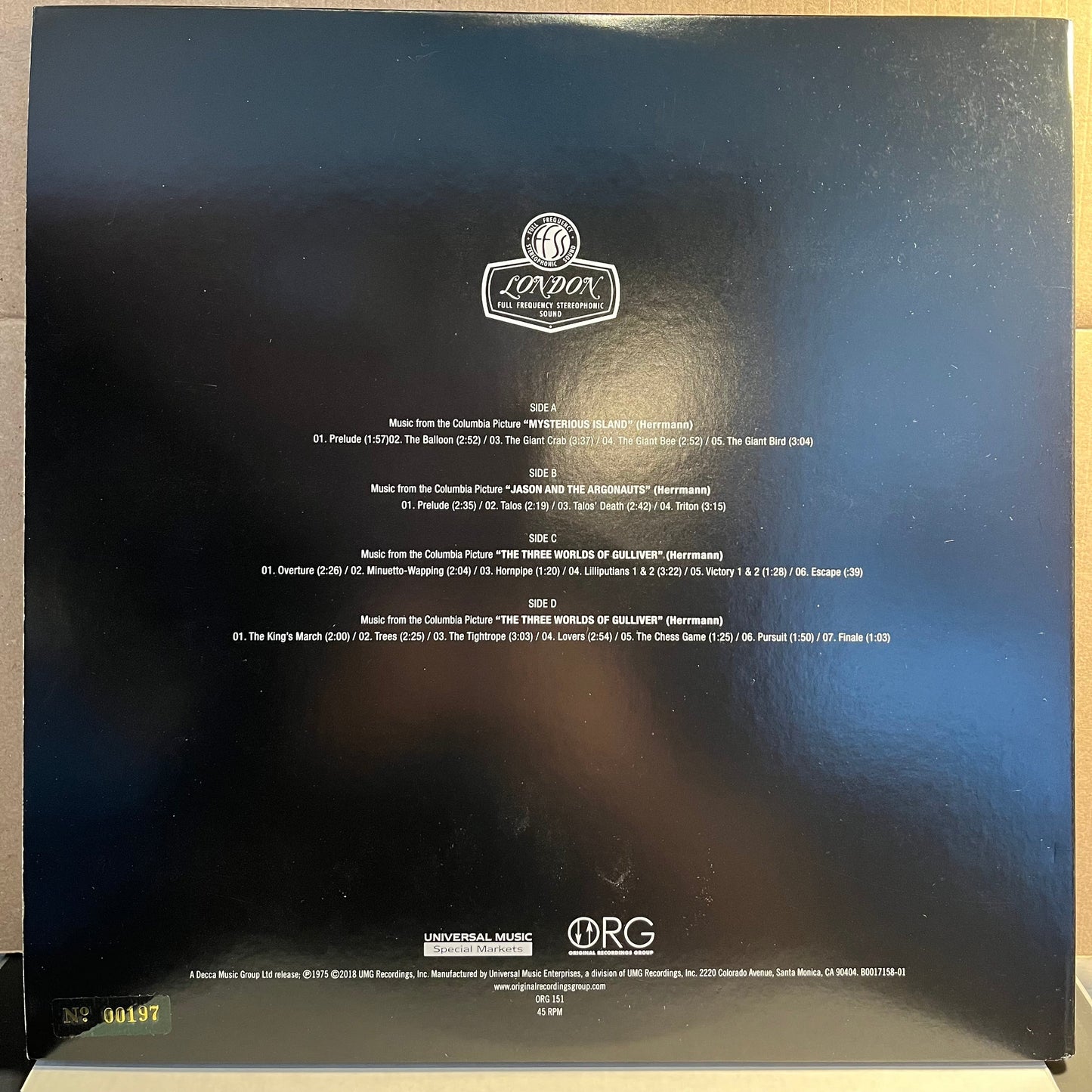 The Mysterious Film World Of Bernard Herrmann *ORG / NUMBERED* | Near Mint (NM) Near Mint (NM) Get Cheap Vinyl
