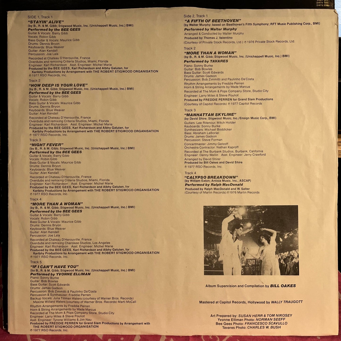 Saturday Night Fever (The Original Movie Sound Track) | Near Mint (NM) Excellent (EX) Get Cheap Vinyl