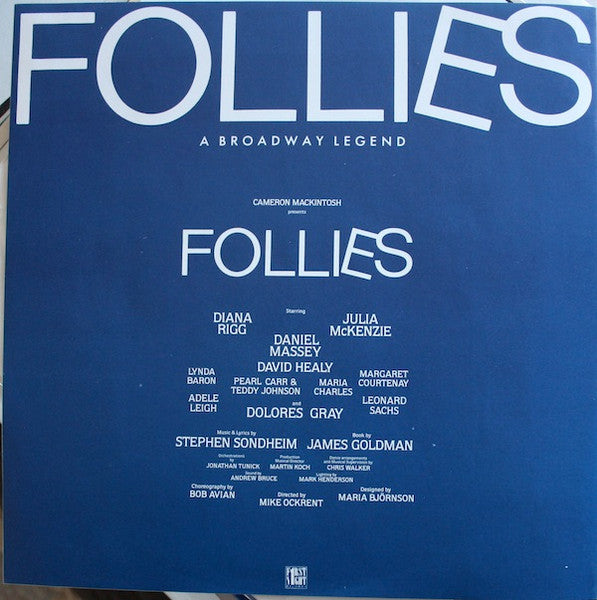 Follies - A Broadway Legend (Original London Cast, 1987) (2xVINYL) | Very Good Plus (VG+) Excellent (EX) Get Cheap Vinyl