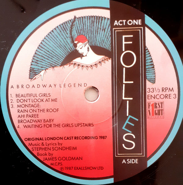 Follies - A Broadway Legend (Original London Cast, 1987) (2xVINYL) | Very Good Plus (VG+) Excellent (EX) Get Cheap Vinyl