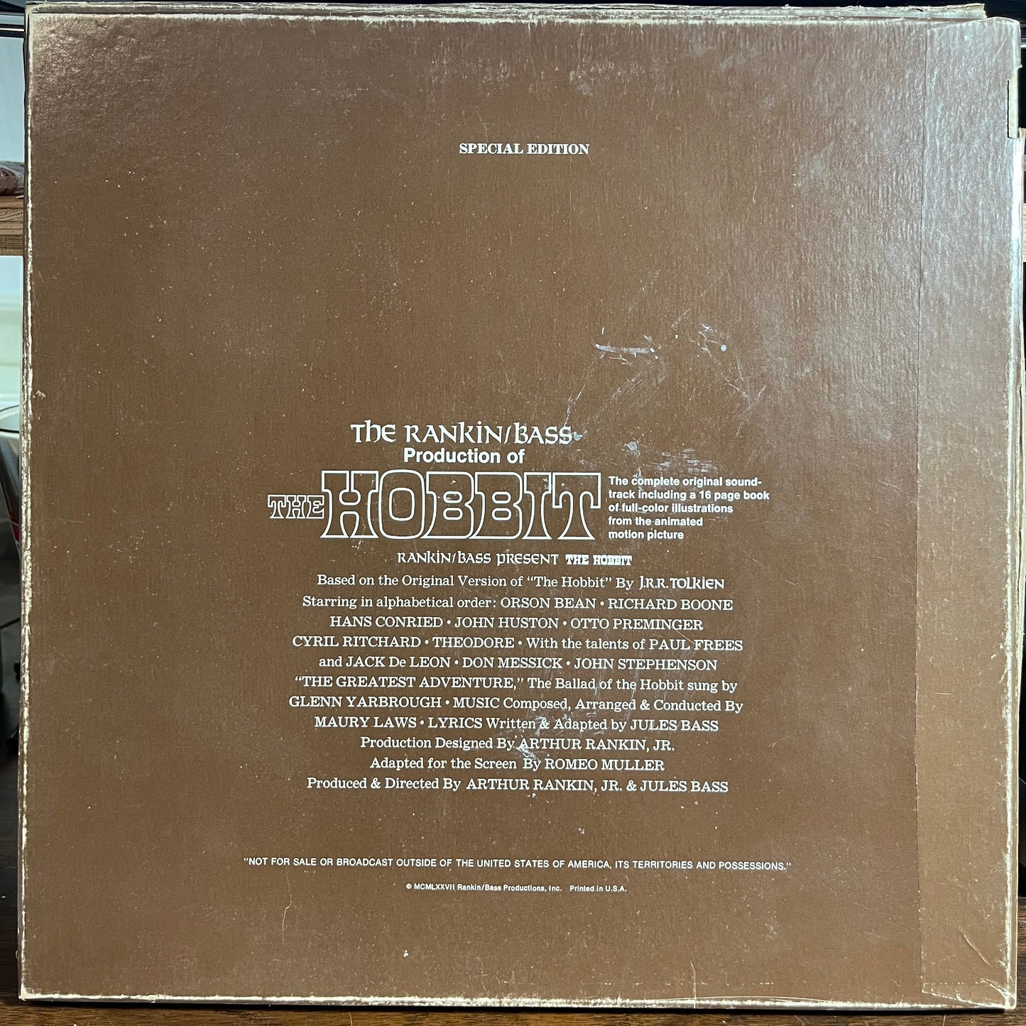 The Hobbit (Soundtrack)(2xVINYL BOX) | Very Good (VG) Very Good (VG) Get Cheap Vinyl