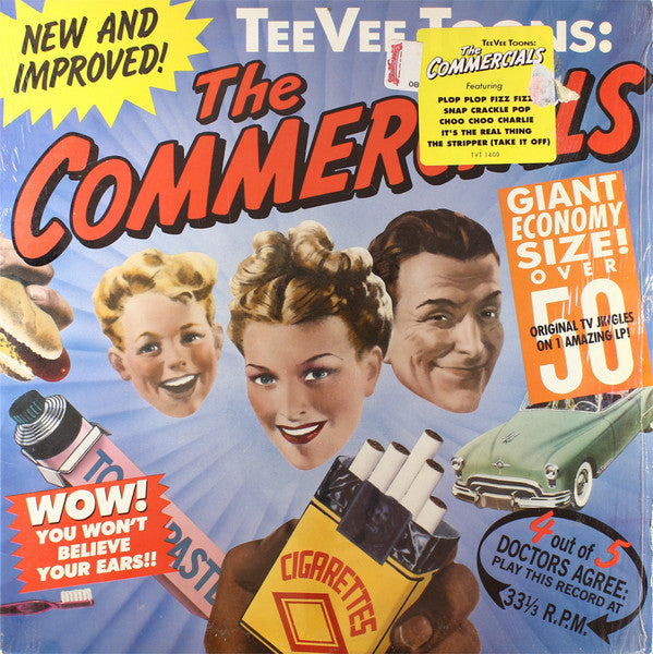 TeeVee Toons: The Commercials (VINYL) | Very Good (VG) Excellent (EX) Get Cheap Vinyl