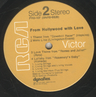 From Hollywood With Love | Mint (M) Near Mint (NM) Get Cheap Vinyl