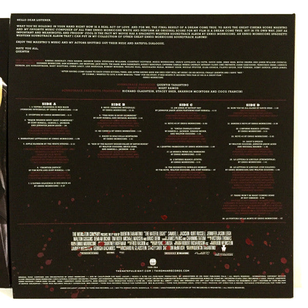 Quentin Tarantino's The Hateful Eight | Mint (M) Mint (M) Get Cheap Vinyl