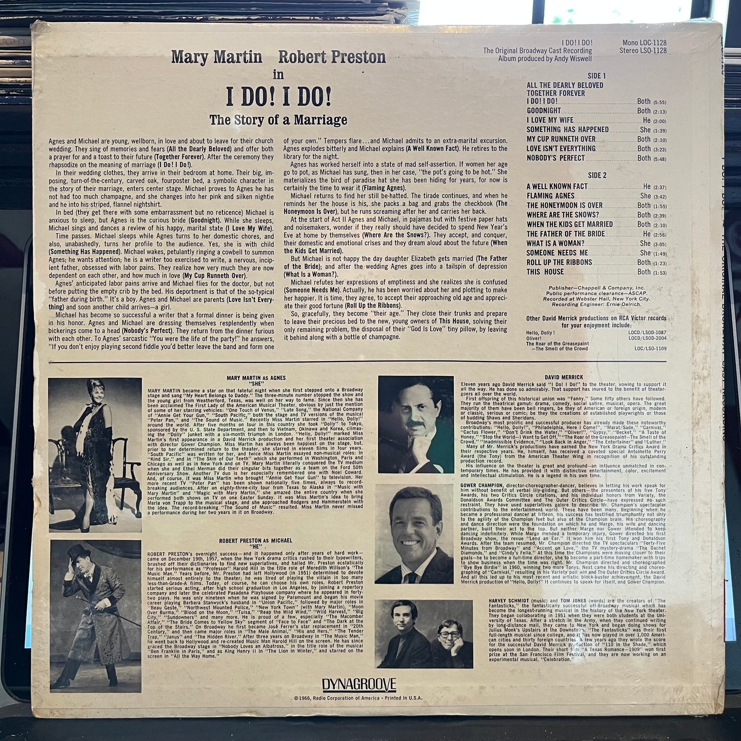 "I Do! I Do!" (The Original Broadway Cast Recording) | Mint (M) Near Mint (NM) Get Cheap Vinyl