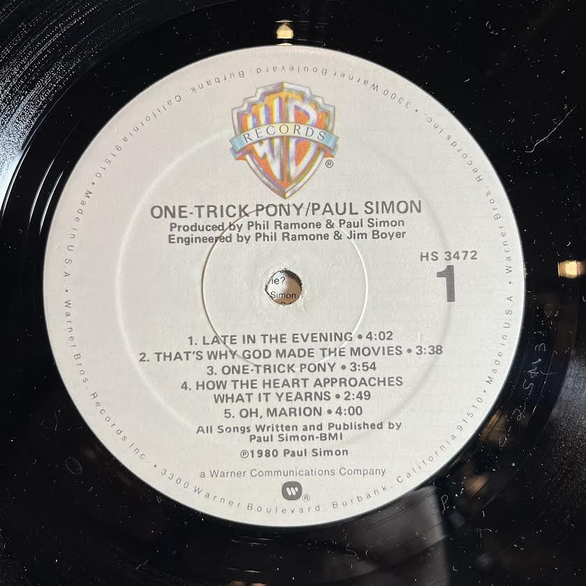 One-Trick Pony *SPECIALTY 1980* | Near Mint (NM) Near Mint (NM) Get Cheap Vinyl