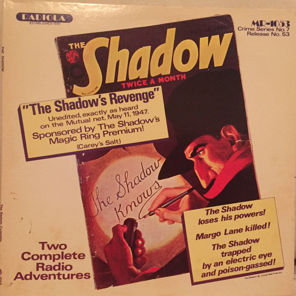 The Shadow *SEALED* | Mint (M) Near Mint (NM) Get Cheap Vinyl