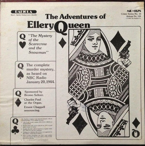 The New Adventures Of Nero Wolfe / The Adventures Of Ellery Queen | Mint (M) Near Mint (NM) Get Cheap Vinyl