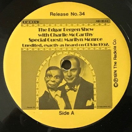 The Edgar Bergen Show With Charlie McCarthy (VINYL) | Mint (M) Mint (M) Get Cheap Vinyl