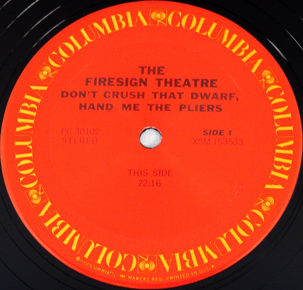Don't Crush That Dwarf, Hand Me The Pliers | Near Mint (NM) Near Mint (NM) Get Cheap Vinyl
