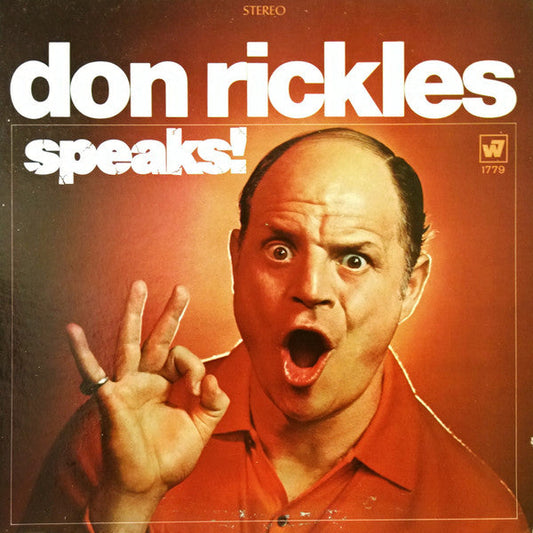Don Rickles Speaks! (VINYL) | Very Good Plus (VG+) Excellent (EX) Get Cheap Vinyl