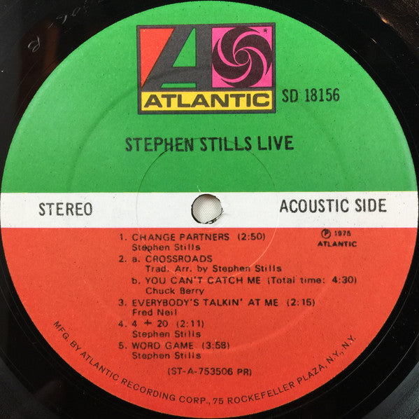 Stephen Stills Live | Near Mint (NM) Near Mint (NM) Get Cheap Vinyl