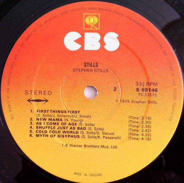 Stills | Very Good Plus (VG+) Very Good Plus (VG+) Get Cheap Vinyl