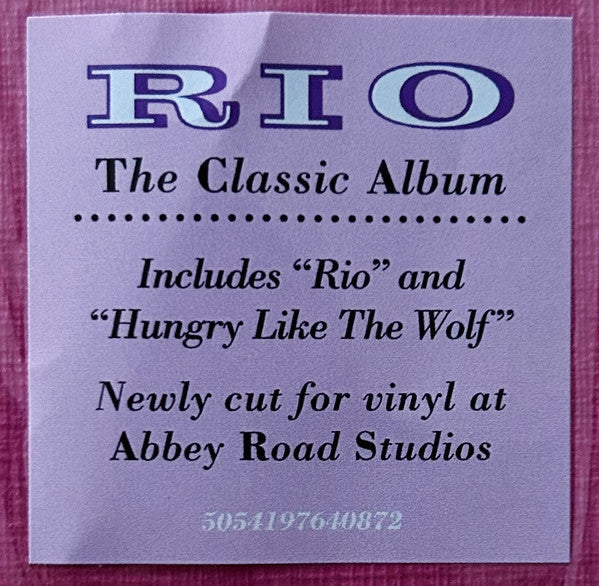 Rio (VINYL) | Mint (M) Mint (M) Get Cheap Vinyl