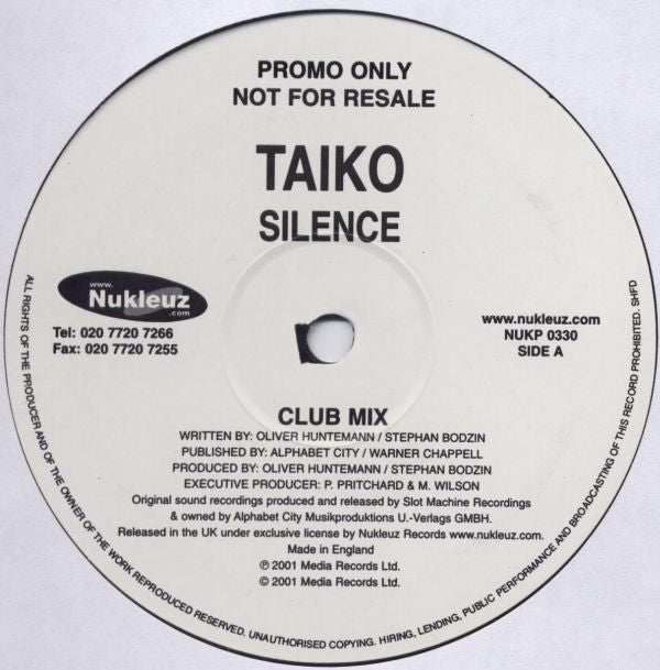 Silence | Very Good (VG) Very Good Plus (VG+) Get Cheap Vinyl