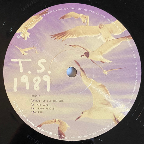 Taylor Swift 1989 Big Machine Records, Big Machine Records 2xLP, Album, Gat Mint (M) Mint (M) Get Cheap Vinyl
