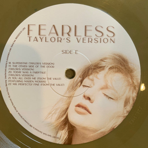 Taylor Swift Fearless (Taylor's Version) Republic Records 3xLP, Album, Gol Mint (M) Mint (M) Get Cheap Vinyl