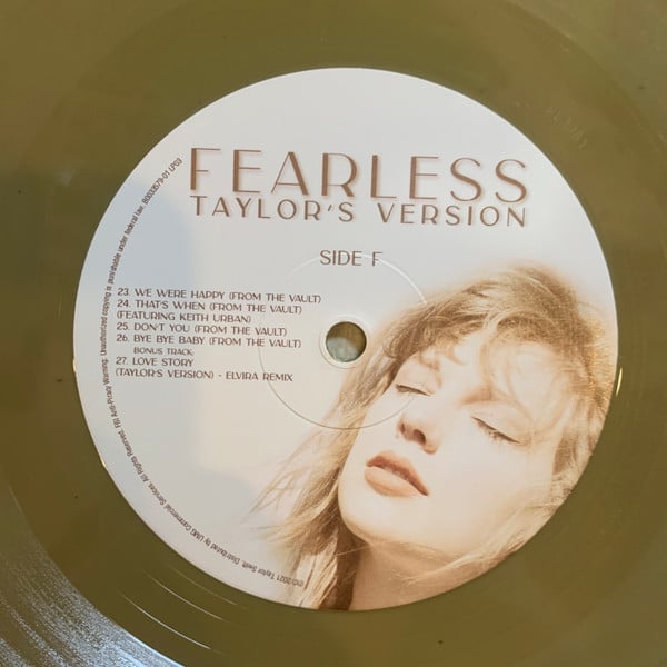 Taylor Swift Fearless (Taylor's Version) Republic Records 3xLP, Album, Gol Mint (M) Mint (M) Get Cheap Vinyl