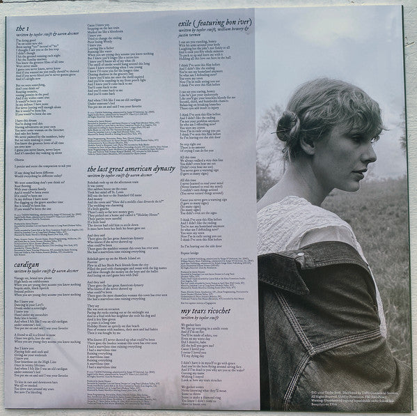 Taylor Swift Folklore Republic Records 2xLP, Album, Dlx, Bro Mint (M) Mint (M) Get Cheap Vinyl