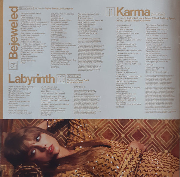 Taylor Swift Midnights Republic Records LP, Album, S/Edition, Blo Mint (M) Mint (M) Get Cheap Vinyl