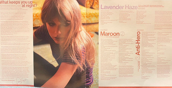 Taylor Swift Midnights Republic Records LP, Album, S/Edition, Mah Mint (M) Mint (M) Get Cheap Vinyl