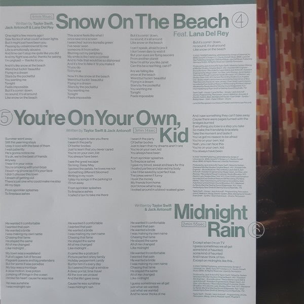 Taylor Swift Midnights Republic Records LP, Album, S/Edition, Blo Mint (M) Mint (M) Get Cheap Vinyl