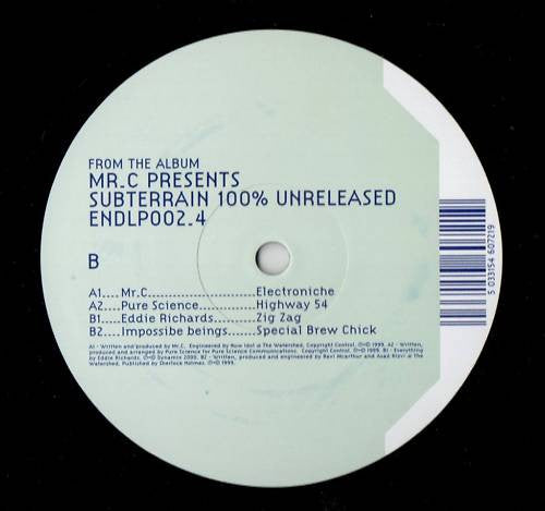Mr. C Presents Subterrain 100% Unreleased (Disc 4) | Excellent (EX) Generic Get Cheap Vinyl