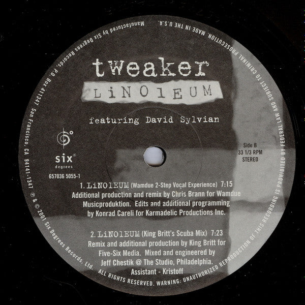 Linoleum (VINYL) | Near Mint (NM) Near Mint (NM) Get Cheap Vinyl