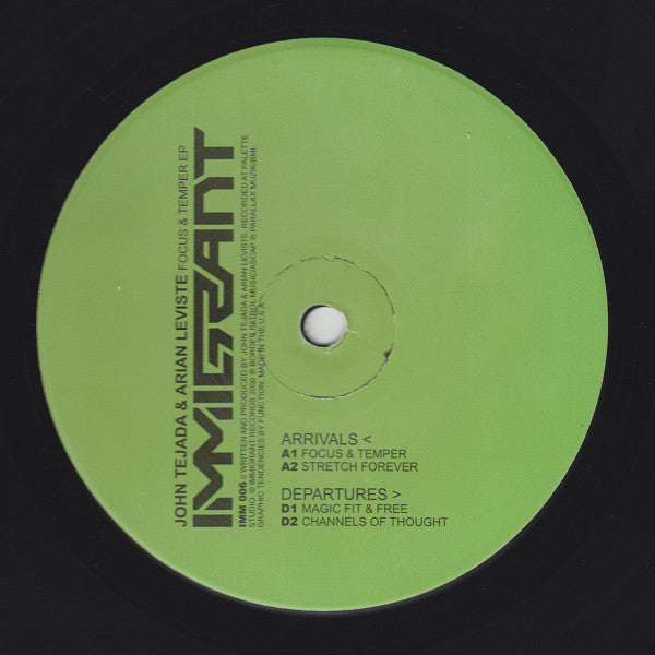 Focus & Temper EP | Very Good Plus (VG+) Near Mint (NM) Get Cheap Vinyl