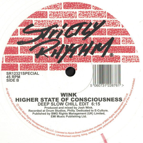 Higher State Of Consciousness | Mint (M) Mint (M) Get Cheap Vinyl