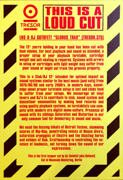 Globus Trax (VINYL) | Mint (M) Mint (M) Get Cheap Vinyl