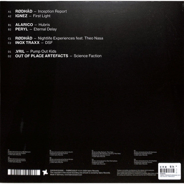 Fabric Presents Rødhåd | Mint (M) Mint (M) Get Cheap Vinyl
