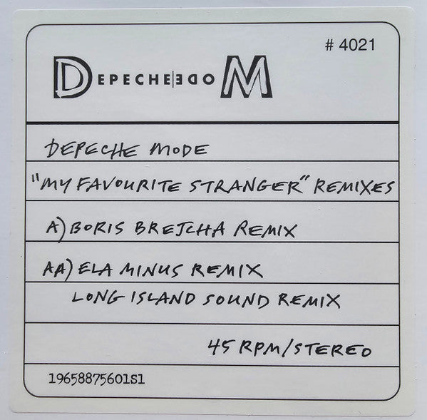 My Favourite Stranger (Remixes) | Mint (M) Mint (M) Get Cheap Vinyl