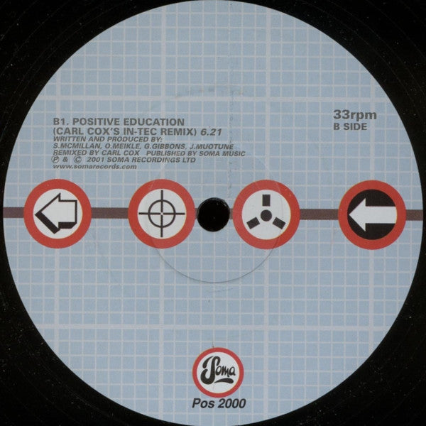 Positive Education (Remixes By Slam & Carl Cox) | Excellent (EX) Very Good Plus (VG+) Get Cheap Vinyl