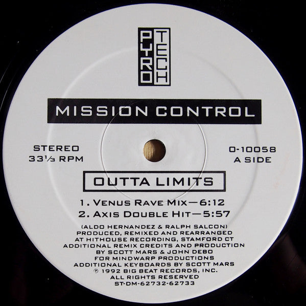 Outta Limits (Remixes) | Excellent (EX) Generic Get Cheap Vinyl