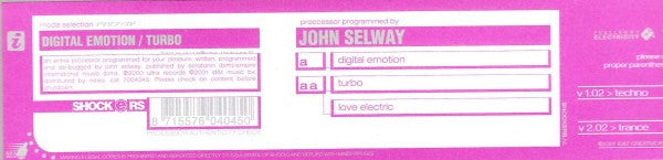 Digital Emotion / Turbo | Very Good (VG) Excellent (EX) Get Cheap Vinyl