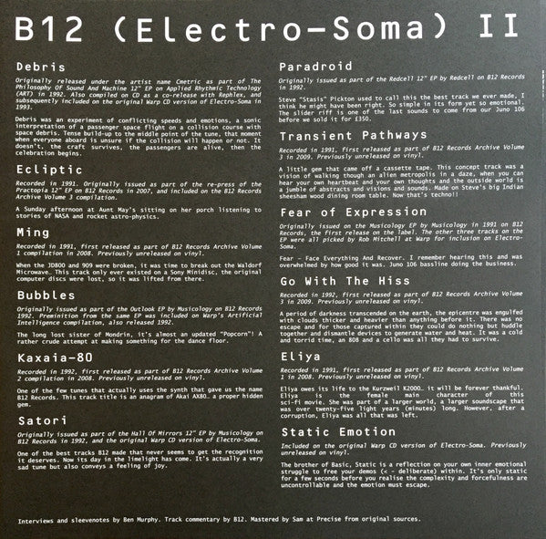 Electro-Soma II | Mint (M) Mint (M) Get Cheap Vinyl