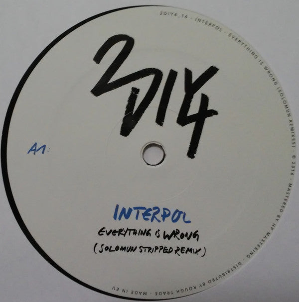 Everything Is Wrong (Solomun Remix) | Mint (M) Mint (M) Get Cheap Vinyl