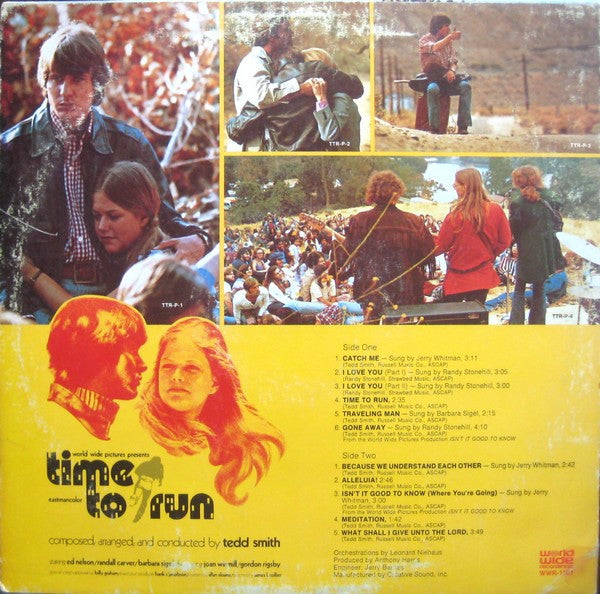Time To Run (Original Motion Picture Soundtrack) | Very Good (VG) Near Mint (NM) Get Cheap Vinyl