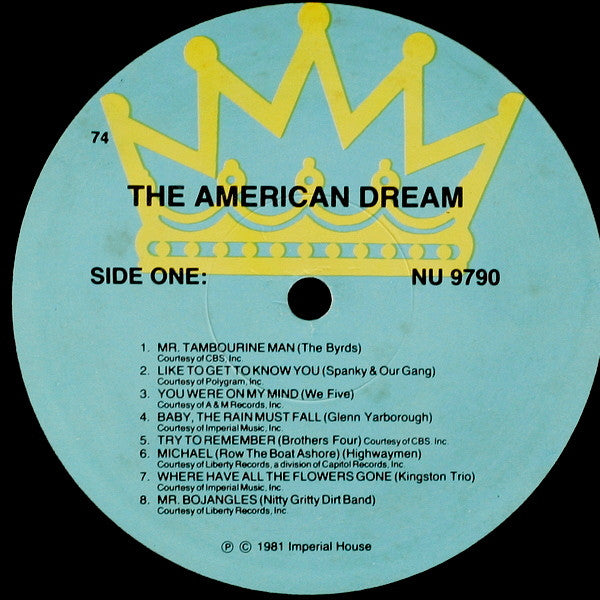 The American Dream - Great Folk Songs And Ballads | Near Mint (NM) Very Good Plus (VG+) Get Cheap Vinyl