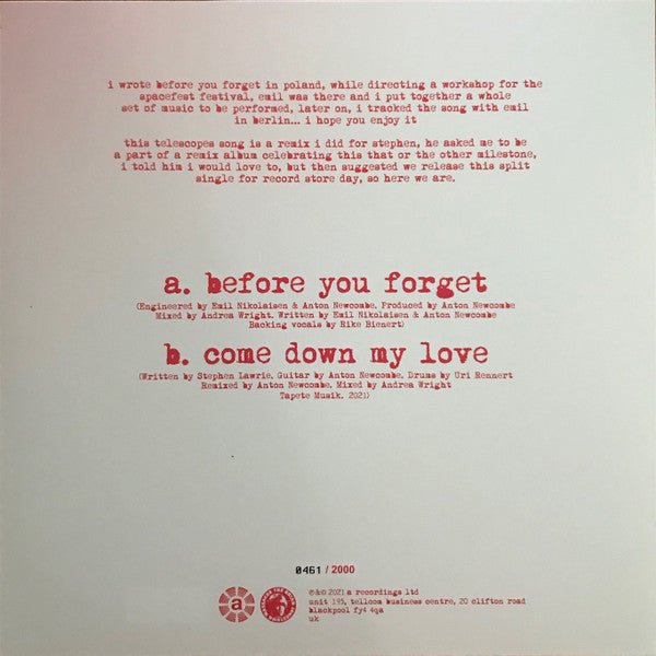 Before You Forget / Come Down My Love | Mint (M) Mint (M) Get Cheap Vinyl