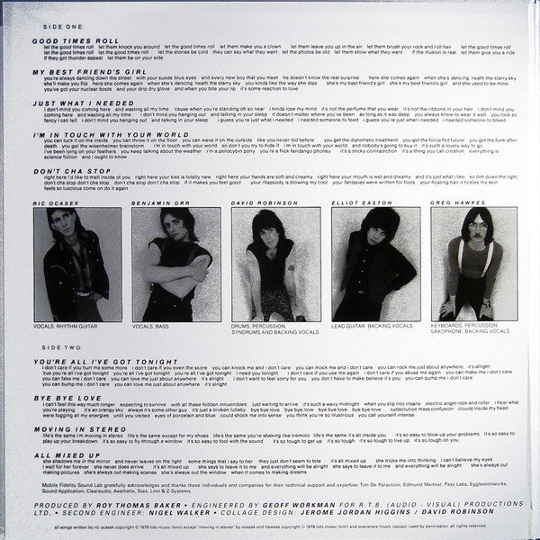 The Cars | Mint (M) Mint (M) Get Cheap Vinyl