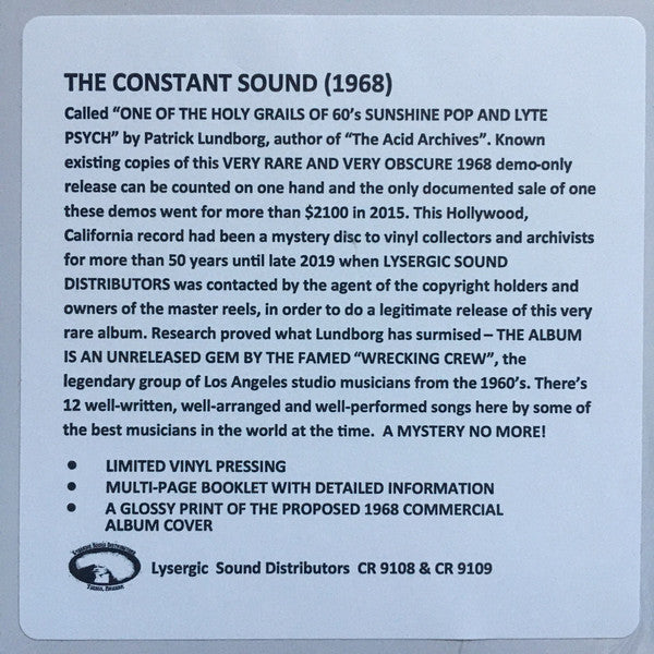 The Constant Sound | Mint (M) Mint (M) Get Cheap Vinyl